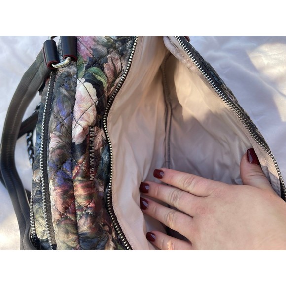 NEW MZ WALLACE NEW SHOULDER BAG BOUQUET PUFF STYLE WITH PENNY PURSE LIMITED DROP - Picture 9 of 12